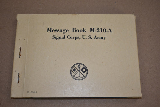 Carnet de messages M-210-A