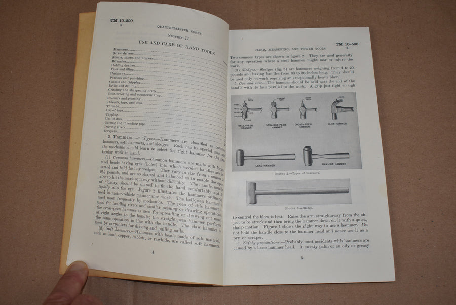 TM 10-590 Hand, Measuring, and Power Tools