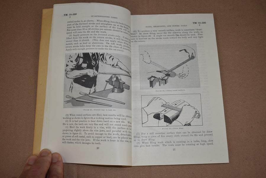 TM 10-590 Hand, Measuring, and Power Tools