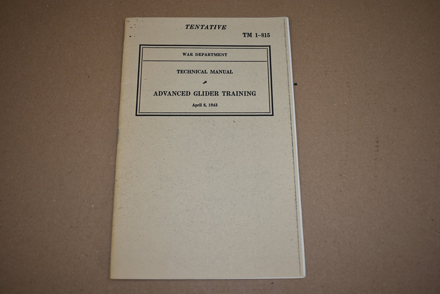 TM 1-815 Advanced Glider Training