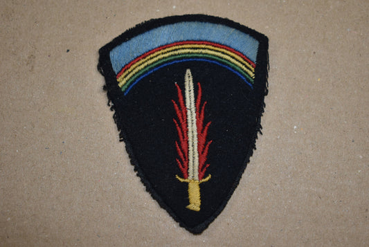 SHAEF patch, British made