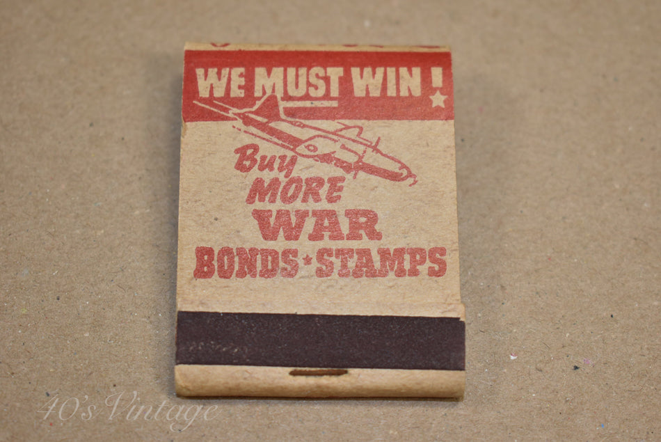 Pochette d'allumettes 'We must Win'