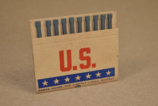 Carnet d'allumettes à tirer, US