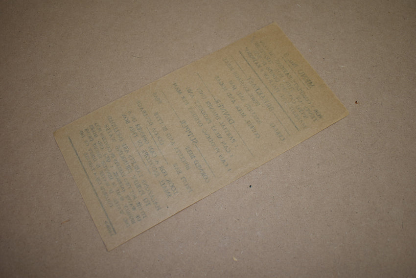 Tract 10-in-1 ration, Menu No. 3