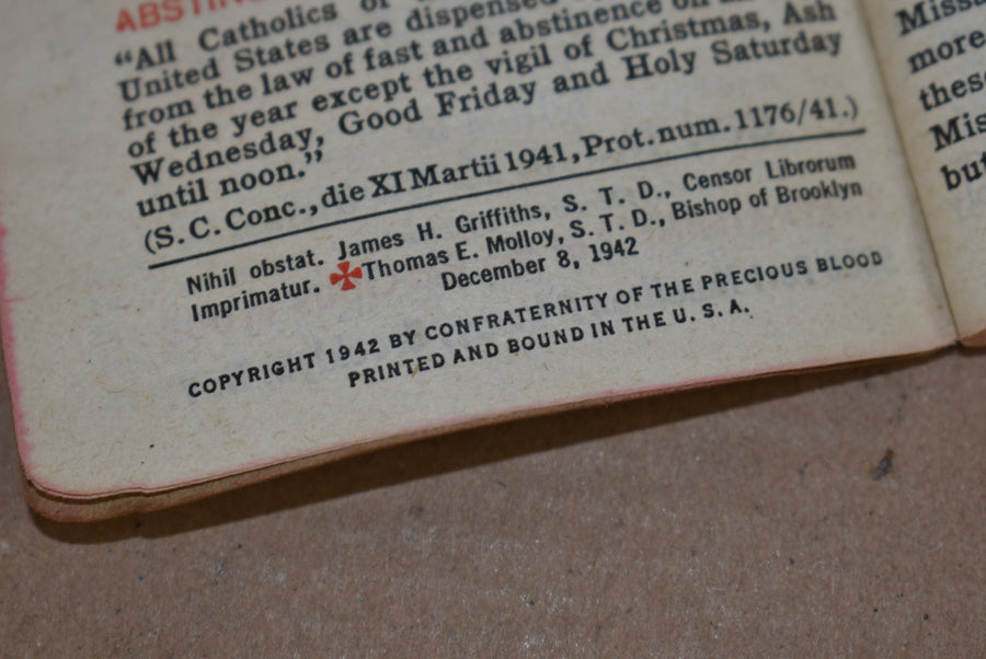 My Military Missal, identifié