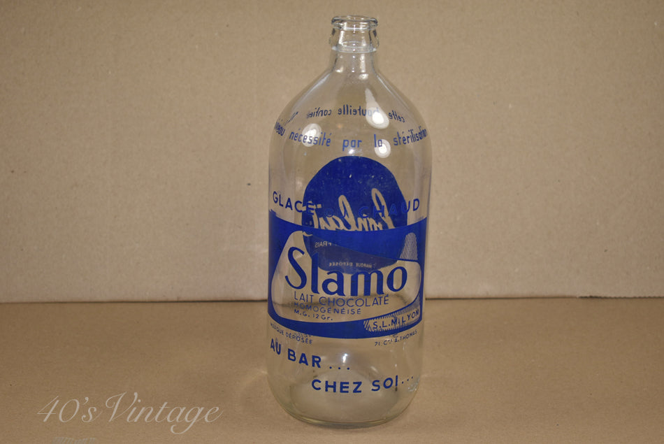 Bouteille avec publicité Slamo Lait Chocolate