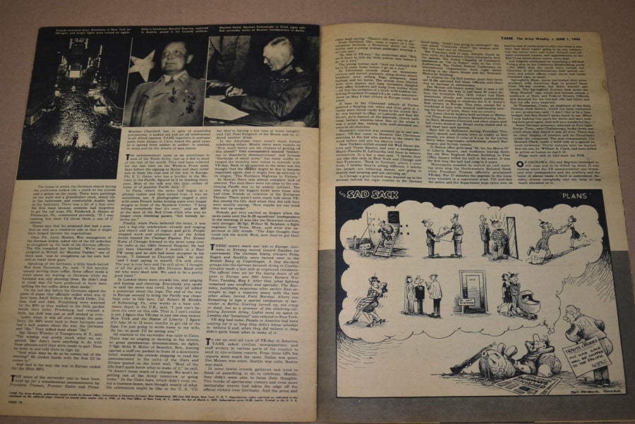 Magazine YANK du 1 Juin 1945