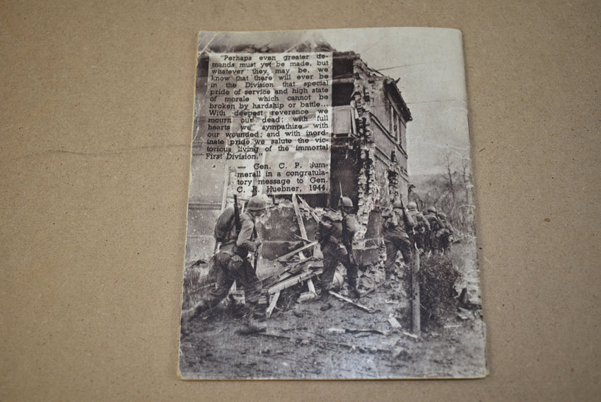 Livret 'The First!' 1st Division