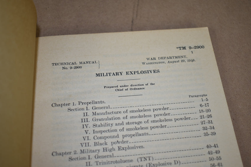 TM 9-2900 Military Explosives