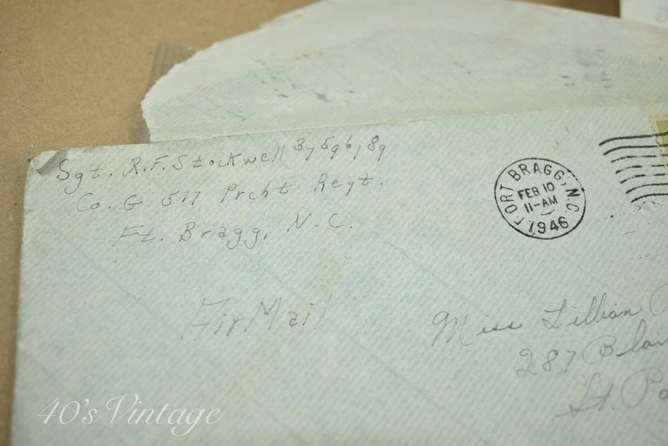Lettre du R.F. Stockwell du 517th PIR