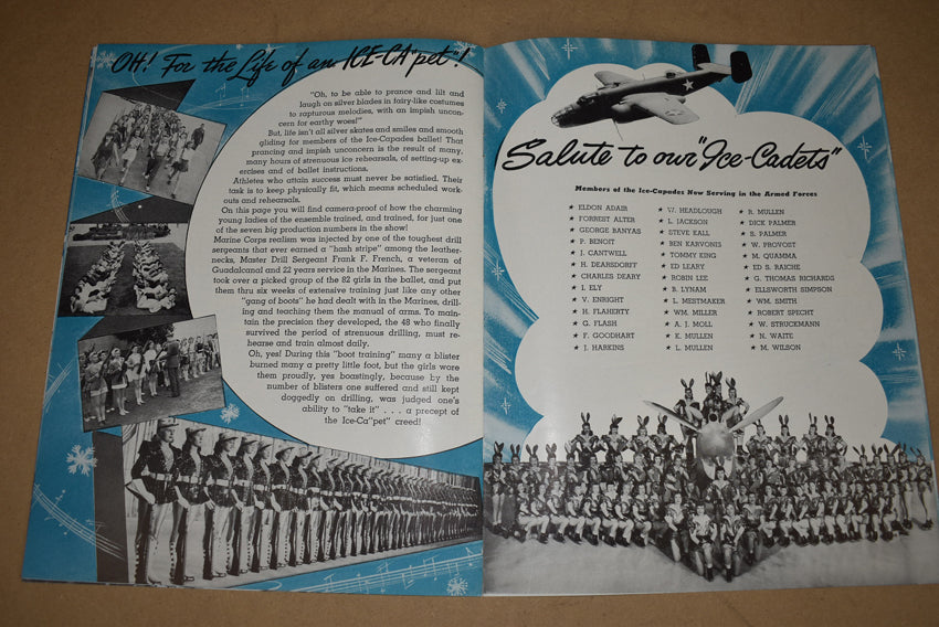 Ice-Capades livret programme de 1944