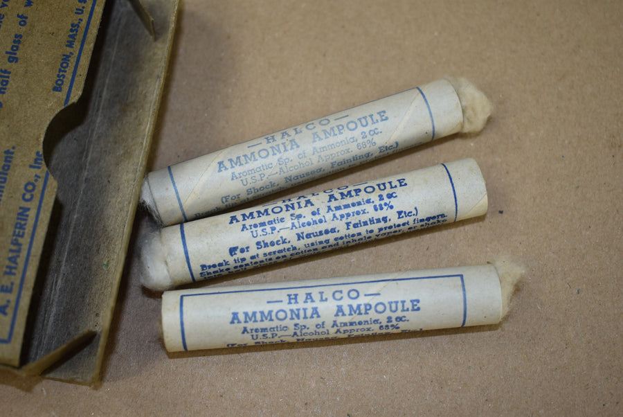 Ampoules d'ammoniac