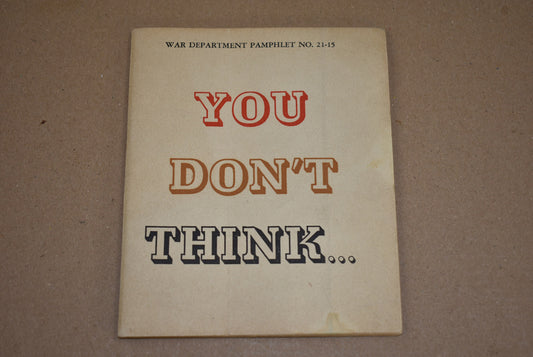 Livret You Don't Think
