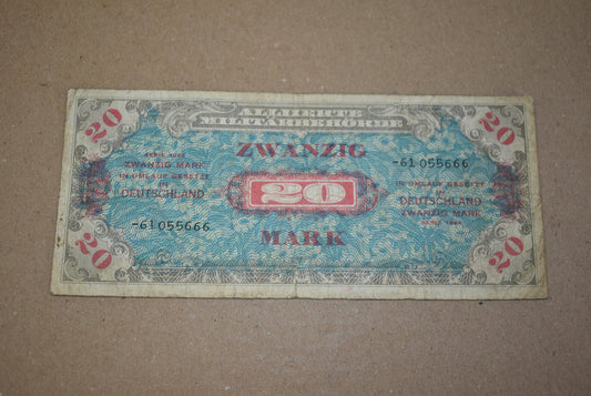 20 Mark monnaie d'occupation