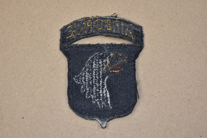 101e Airborne Division patch avec dos noir