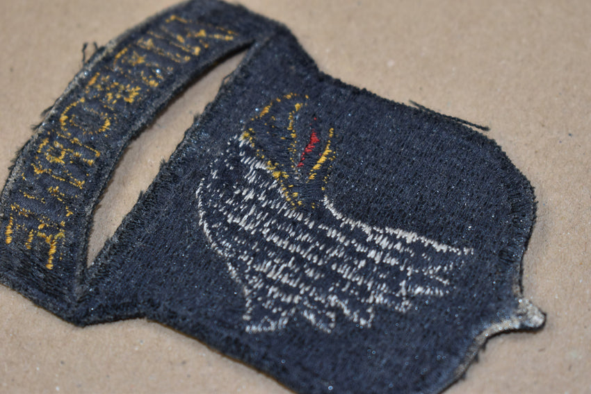 101e Airborne Division patch avec dos noir