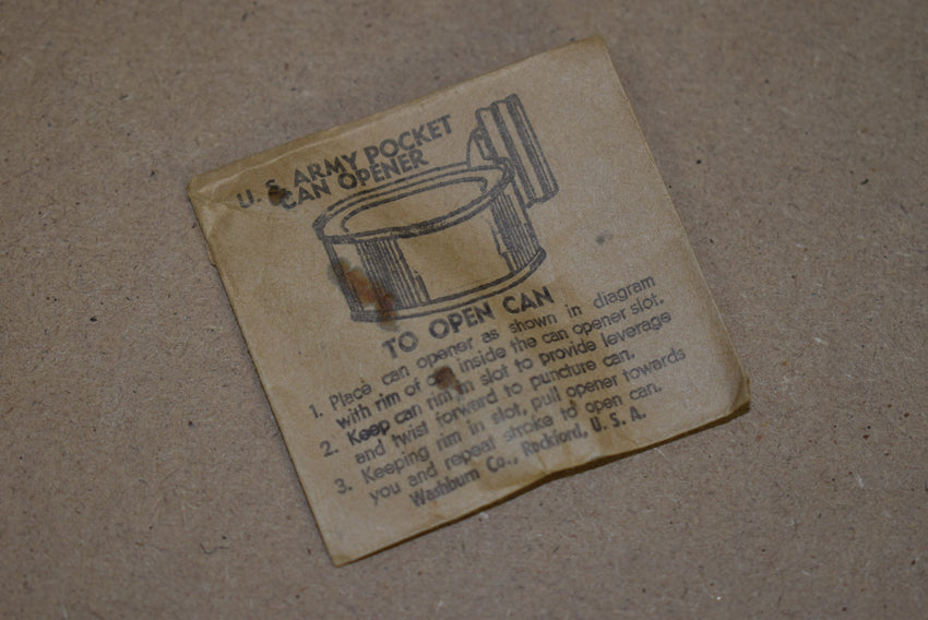 Ouvre-boîte P-38, Washburn Co.