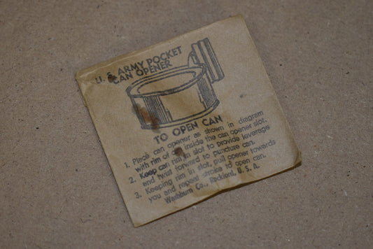 Ouvre-boîte P-38, Washburn Co.