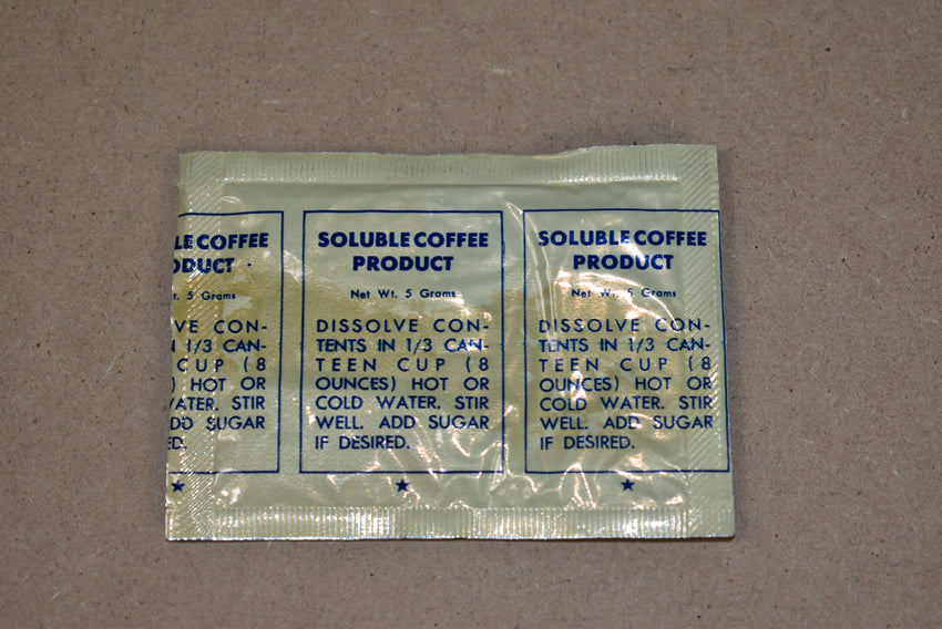 Sachet de café de la ration K