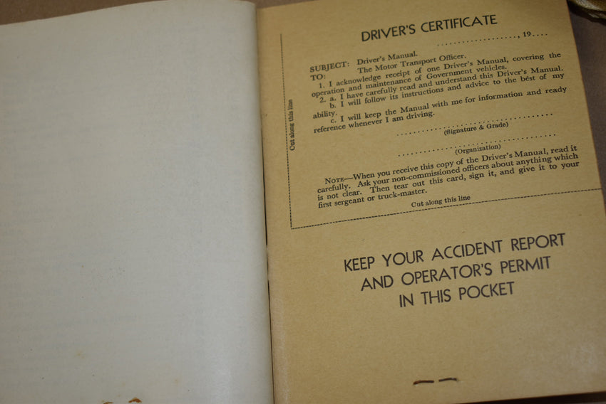 TM 21-305 Driver's manual