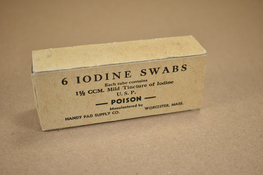 Écouvillons d'iode