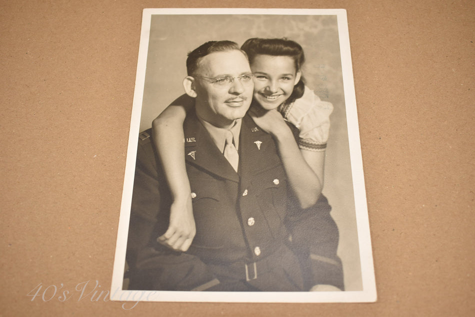 Photo du médecin militaire avec sa chérie