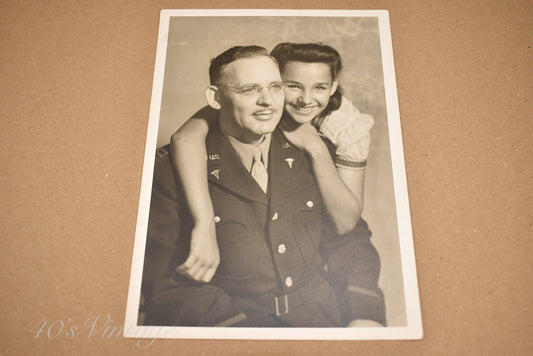 Photo du médecin militaire avec sa chérie