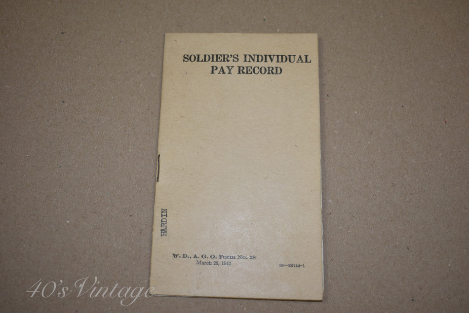 Livret de paie individuel