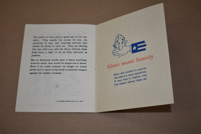 Livret War Department Pamphlet n° 20-10