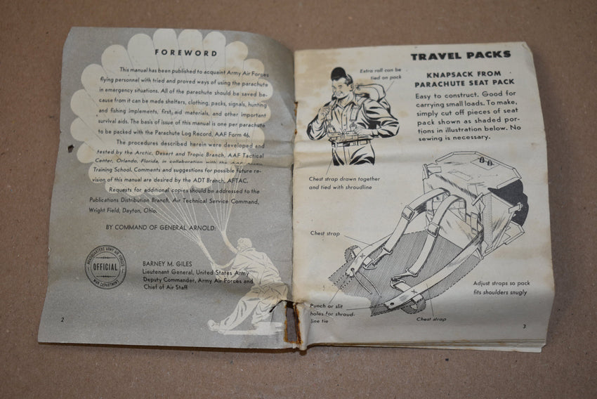 Livret Utilisations d'urgence de parachute