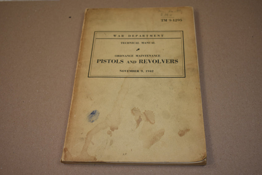 TM 9-1295 Pistols and Revolvers