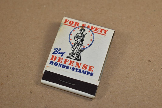 Pochette d'allumettes Defense Bonds-Stamps