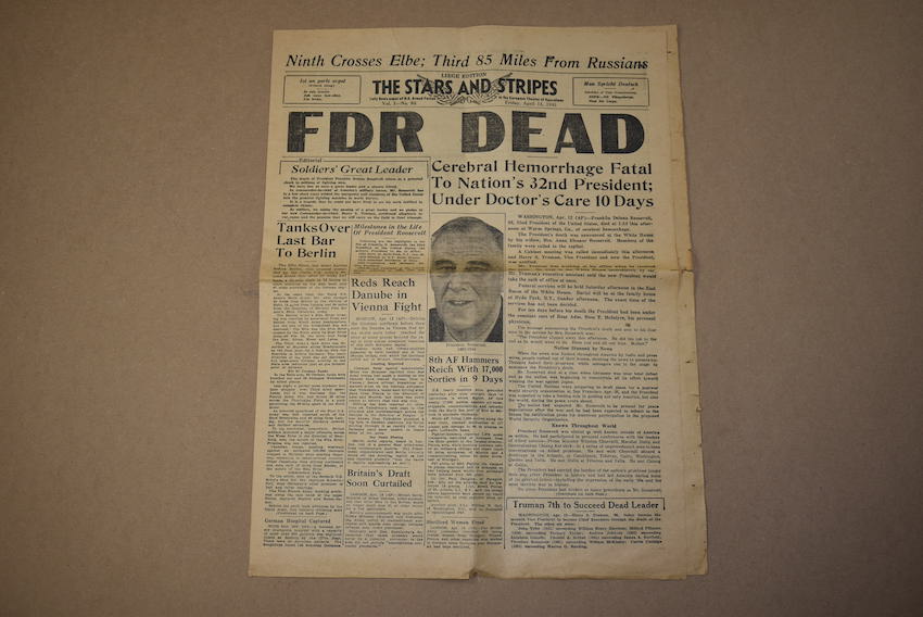 Le Stars and Stripes du 13 Avril 1945