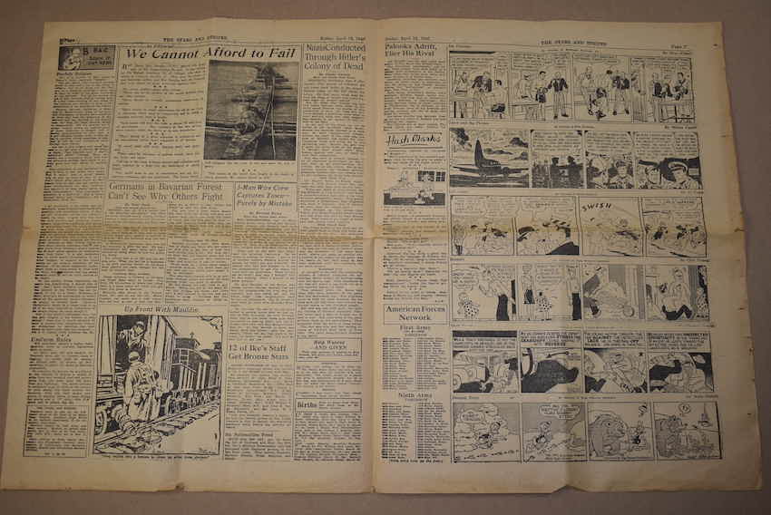 Le Stars and Stripes du 13 Avril 1945