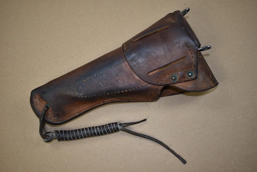 Holster en cuir pour pistolet calibre .45