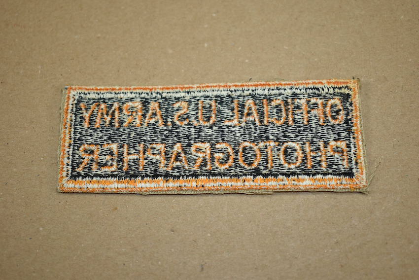 Official US Army Photographer patch