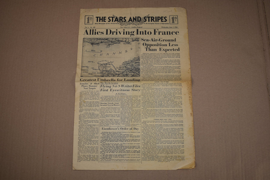Journal Stars and Stripes du 7 juin 1944