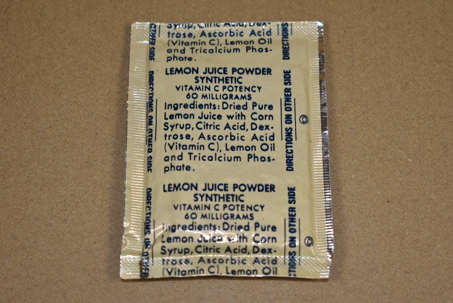Sachet de poudre limonade de la ration K