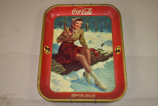 Plateau en acier Coca Cola