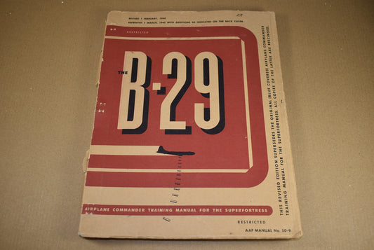 AAF Manual No. 50-9 The B-29