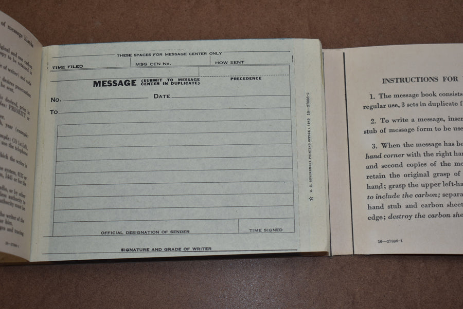 Carnet de messages M-210