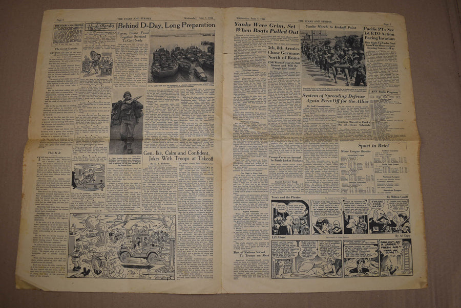Journal Stars and Stripes du 7 juin 1944