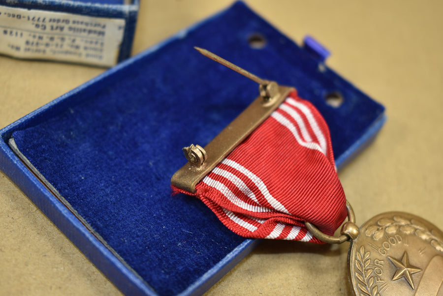 Médaille Good Conduct numérotée