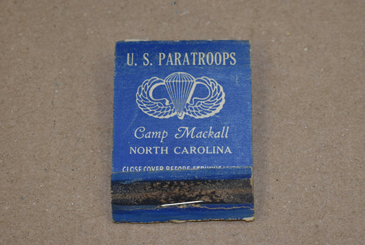 Pochette d'allumettes US Paratroops