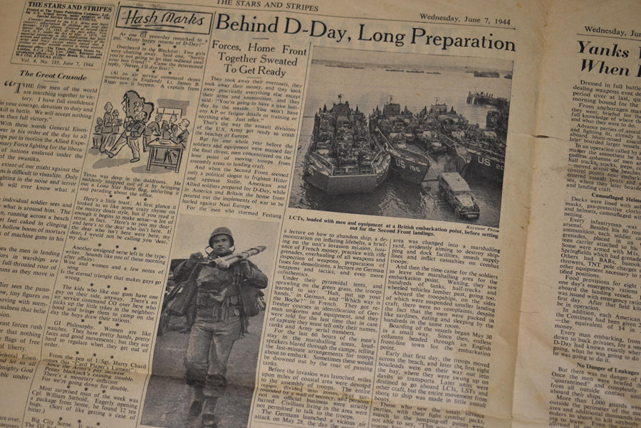 Journal Stars and Stripes du 7 juin 1944
