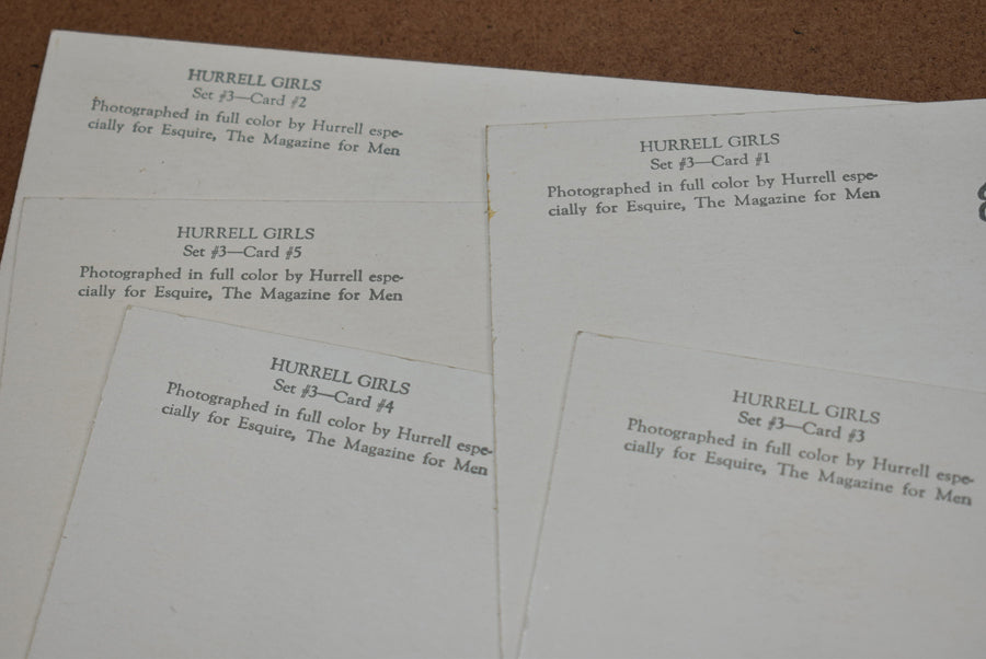 Cinq cartes postales Pin-Up