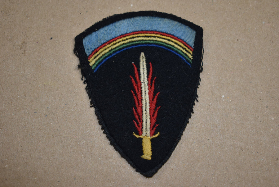 SHAEF patch, British made