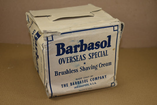 Boîte vide Barbasol