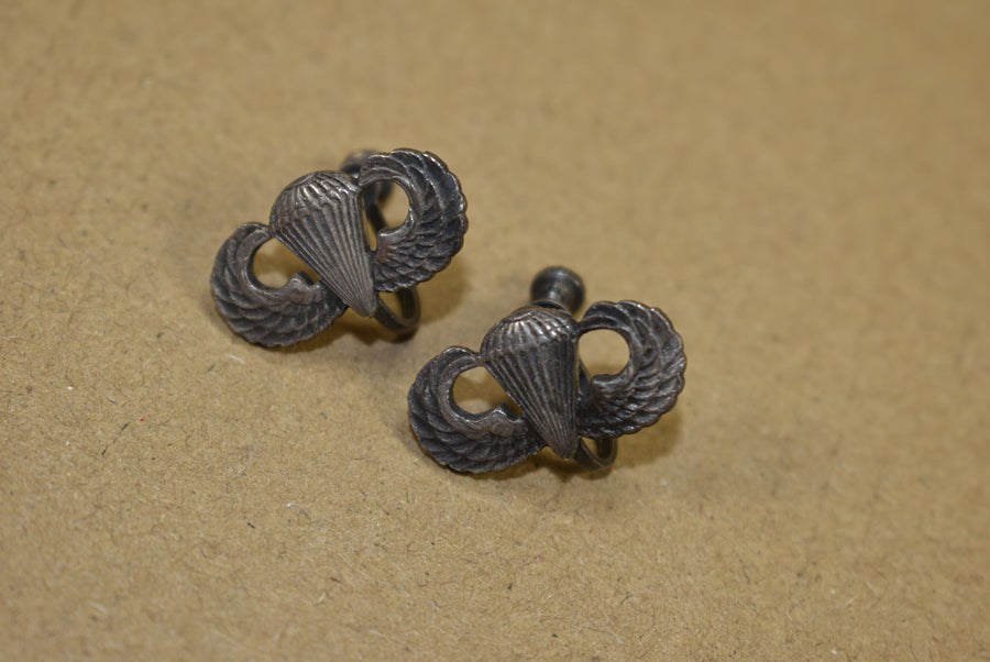 Boucles d’oreilles brevets de parachutiste