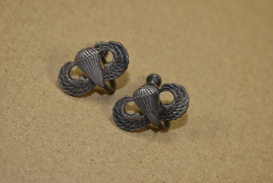 Boucles d’oreilles brevets de parachutiste